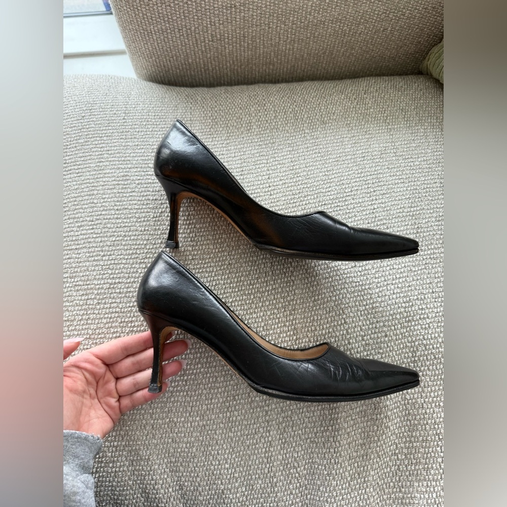 Manolo Blahnik Black Heels - Picture 6 of 9
